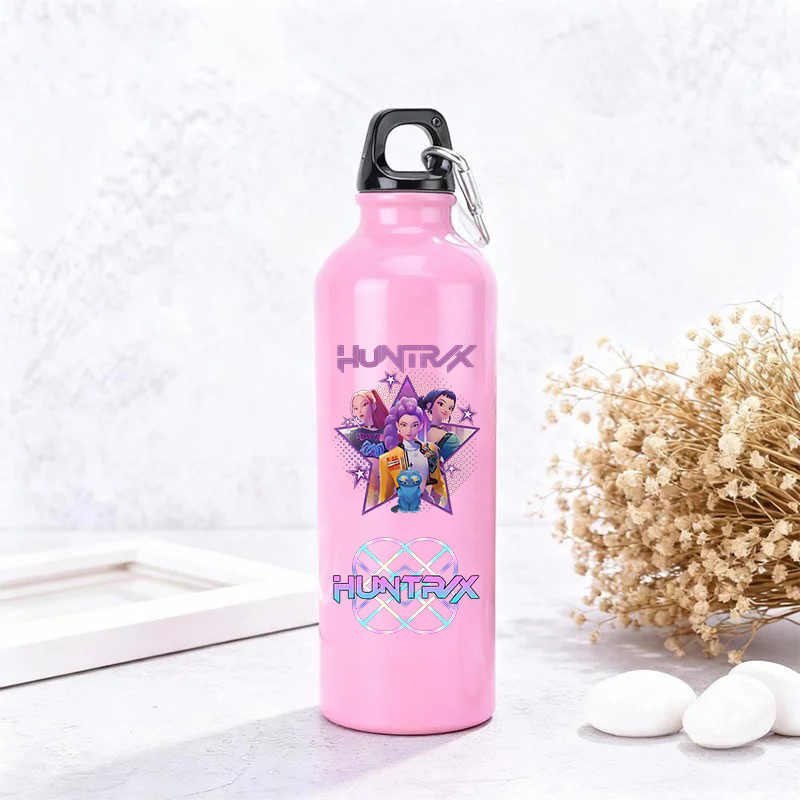 Running Gear Water - ขวดน้ำอะลูมิเนียมลายอนิเมะ สำหรับกิจกรรมกลางแจ้ง ขี่จักรยาน เล่นกีฬา ขวดน้ำกันรั่ว สำหรับเดินทาง