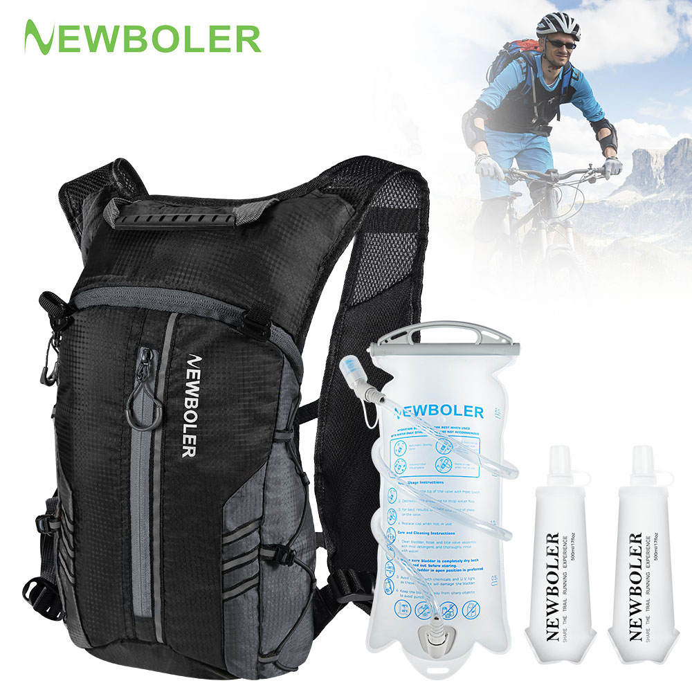 Running Gear Water - กระเป๋าเป้สะพายหลังสำหรับวิ่งพร้อมขวดน้ำ กระเป๋าใส่น้ำสำหรับวิ่งจ๊อกกิ้ง ปั่นจักรยาน วิ่งมาราธอน และเดินป่า น้ำหนักเบา