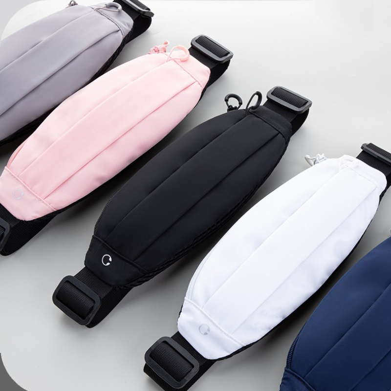 Running Gear Storage - กระเป๋าคาดเอวขนาดเล็กน้ำหนักเบาสำหรับใส่โทรศัพท์และกุญแจ สำหรับผู้ชายและผู้หญิง ใช้สำหรับวิ่ง ออกกำลังกายกลางแจ้ง และกิจกรรมฟิตเนสประจำวัน