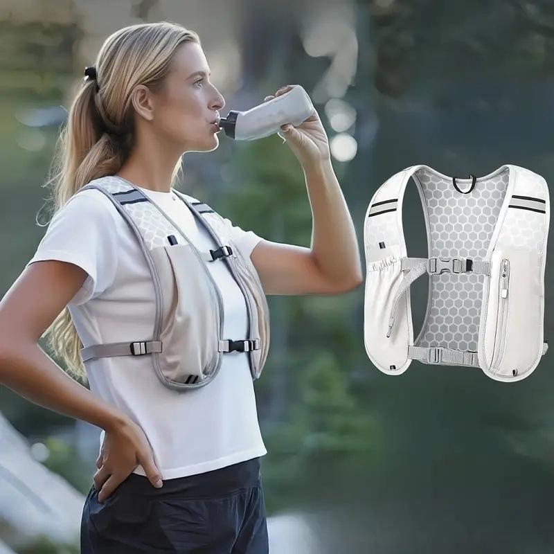 Running Gear Water - ใหม่【กระเป๋าเป้สะพายหลังสำหรับใส่น้ำสำหรับวิ่ง เหมาะสำหรับการเดินป่า ปั่นจักรยาน มาราธอน กระเป๋าใส่น้ำน้ำหนักเบาพร้อมช่องเก็บโทรศัพท์】