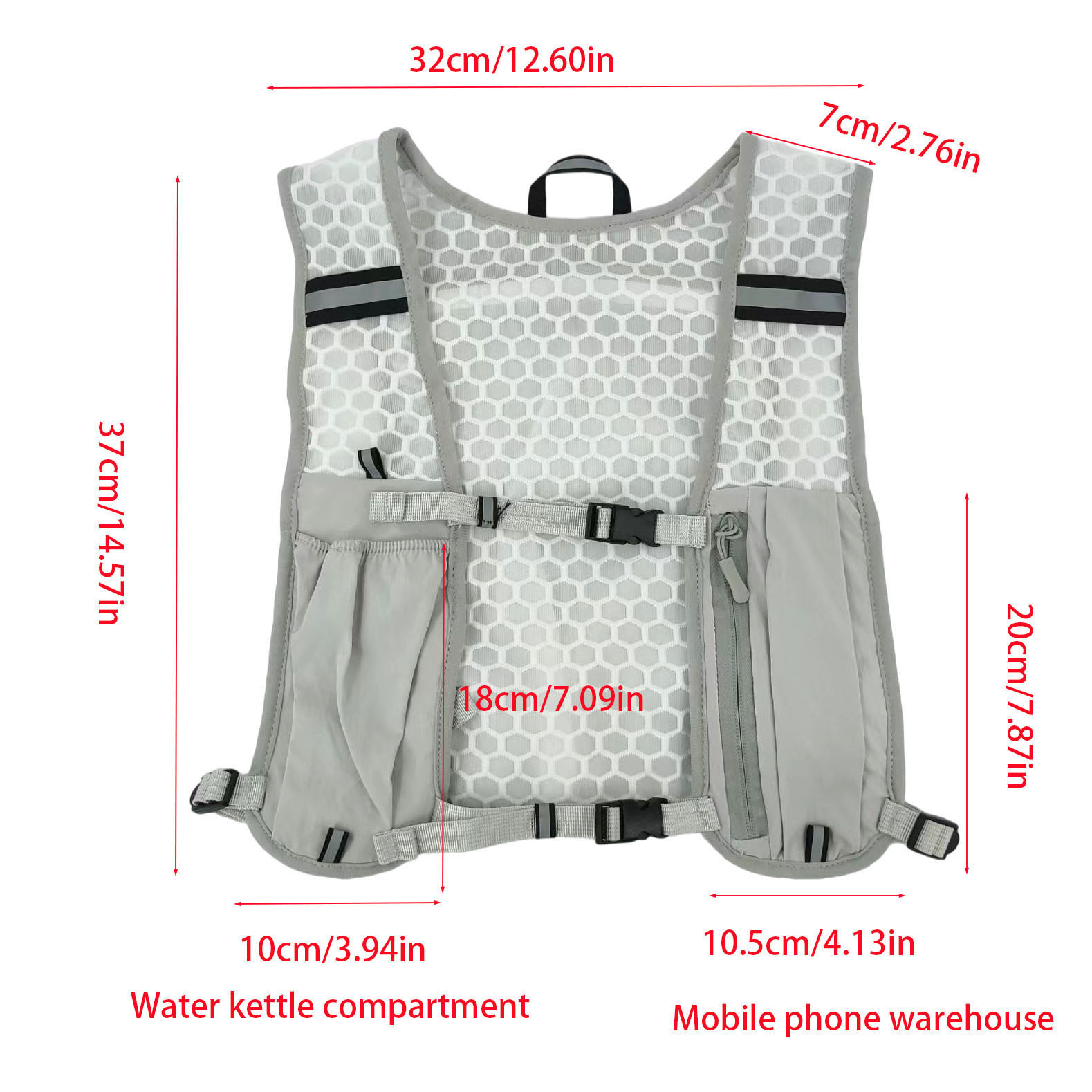เสื้อกั๊กวิ่งน้ำหนักเบาสำหรับป - Running Gear Storage บทวิจารณ์และราคา