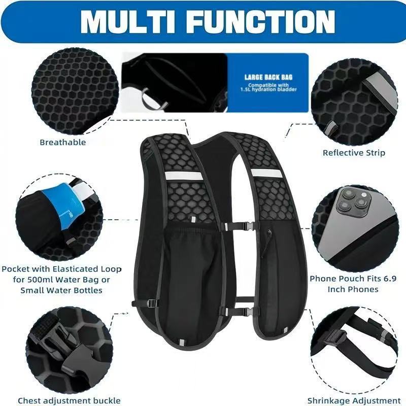เสื้อกั๊กวิ่งน้ำหนักเบาสำหรับป - Running Gear Storage บทวิจารณ์และราคา