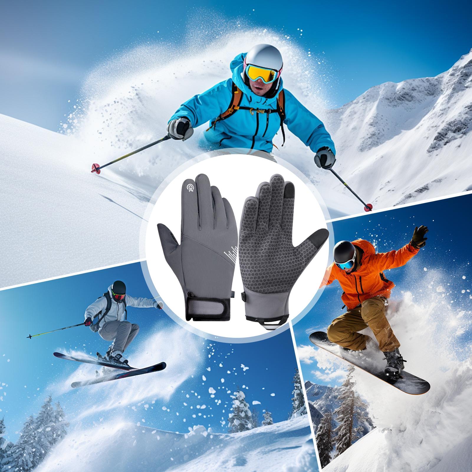 ถุงมือกันลมแบบสัมผัสหน้าจอได้  - Running Gear In Snow บทวิจารณ์และราคา