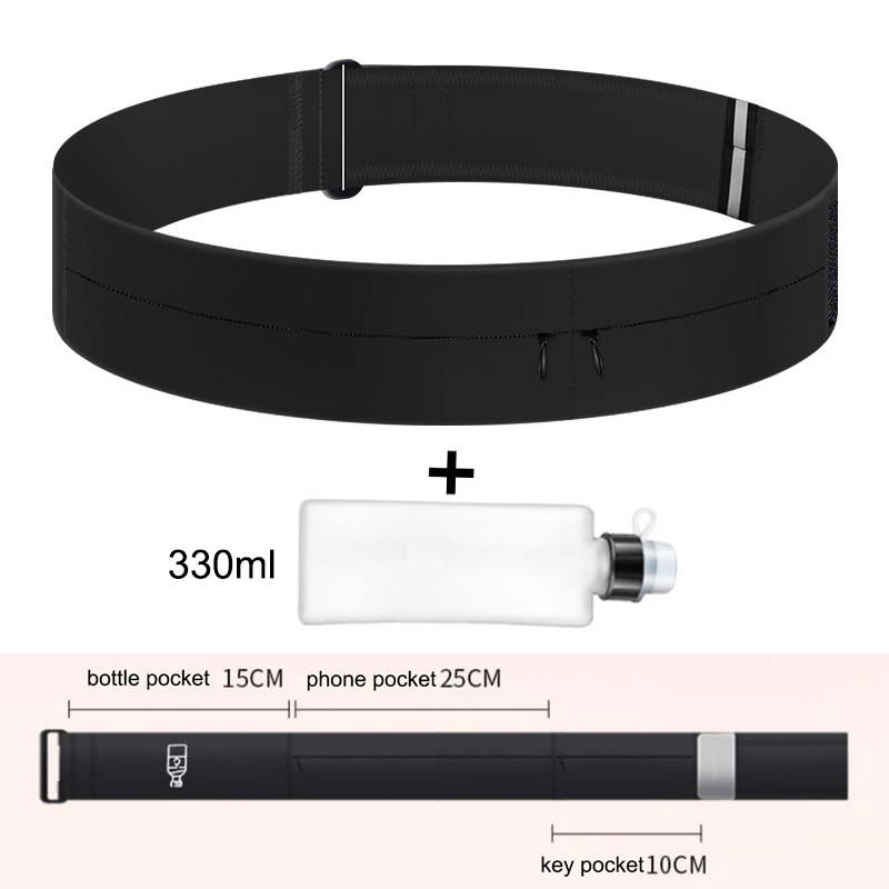 กระเป๋าคาดเอวสำหรับวิ่งพร้อมขว - Running Gear Water บทวิจารณ์และราคา