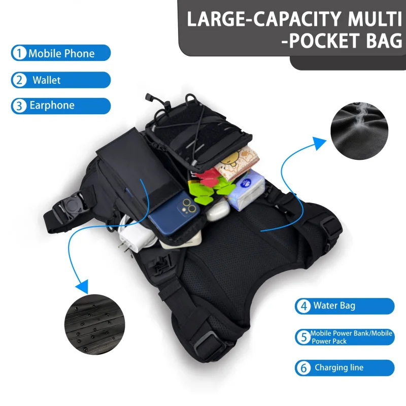 ​ กระเป๋าคาดอกแบบยุทธวิธีคุณภา - Running Gear Water บทวิจารณ์และราคา