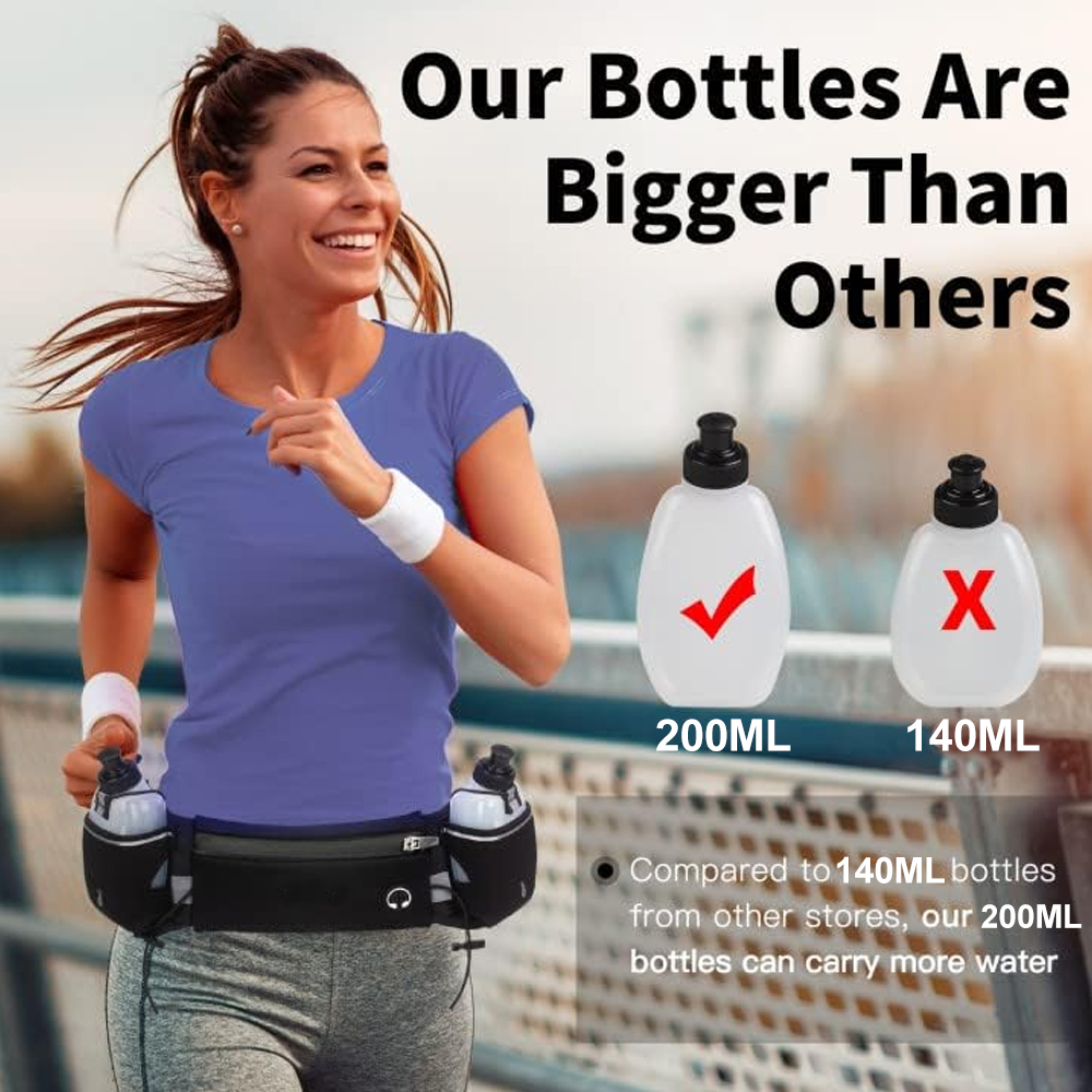 เข็มขัดวิ่ง 1 ชิ้นพร้อมขวดน้ํา - Running Gear Water บทวิจารณ์และราคา