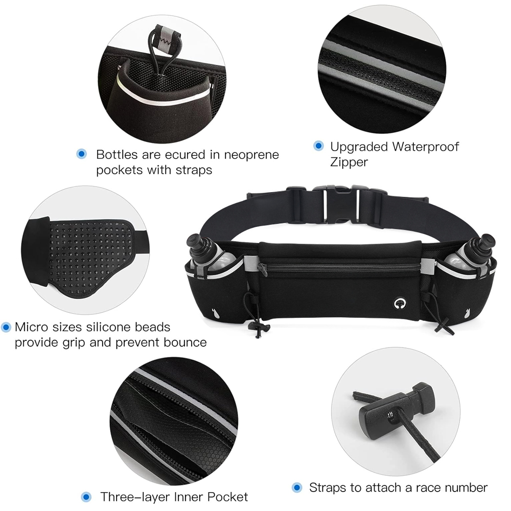 เข็มขัดวิ่ง 1 ชิ้นพร้อมขวดน้ํา - Running Gear Water บทวิจารณ์และราคา