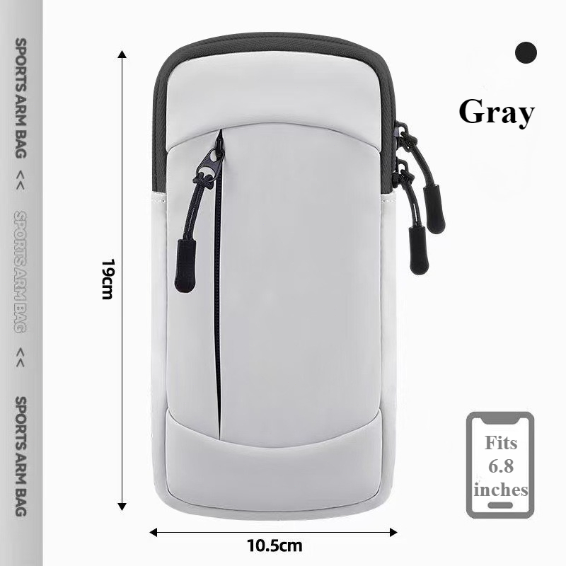 สายรัดแขนสำหรับใส่โทรศัพท์มือถ - Running Gear Storage บทวิจารณ์และราคา