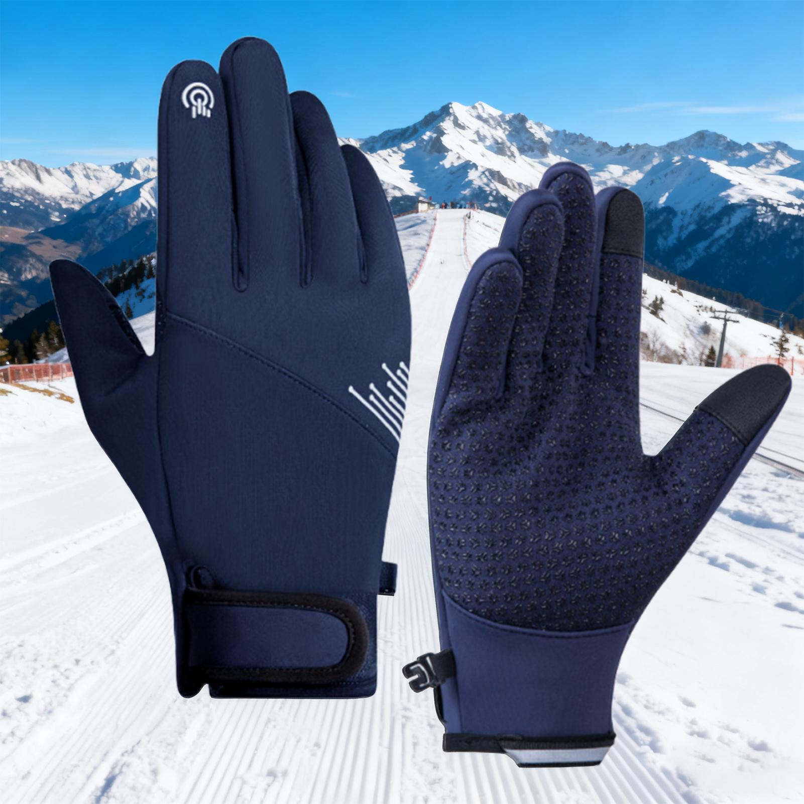 ถุงมือฤดูหนาวผู้ชายกันลมหน้าจอ - Running Gear In Snow บทวิจารณ์และราคา