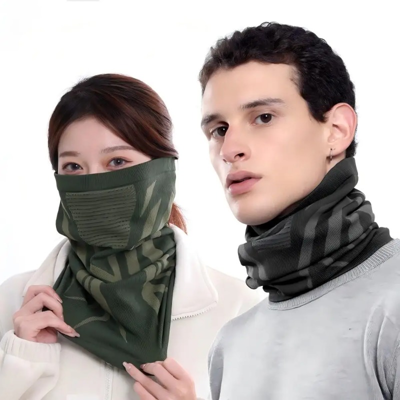 ผ้าพันคอหน้ากากลายม้าลายกันลมแ - Running Gear In Snow บทวิจารณ์และราคา