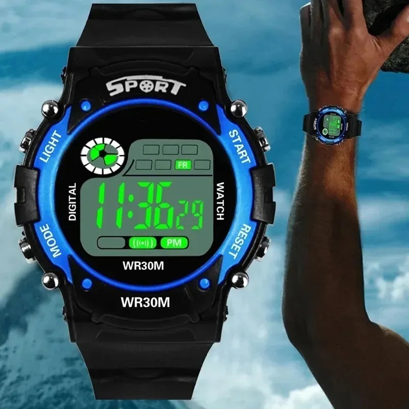 นาฬิกาอิเล็กทรอนิกส์สำหรับเด็ก - Running Gear Water บทวิจารณ์และราคา